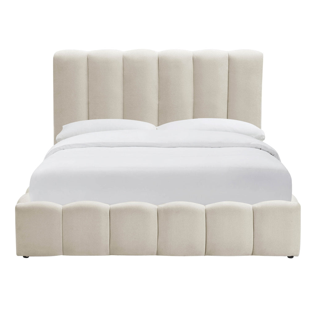 Dusklia - Cheshire Ottoman Storage Bed - Ivory