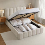 Dusklia - Cheshire Ottoman Storage Bed - Ivory