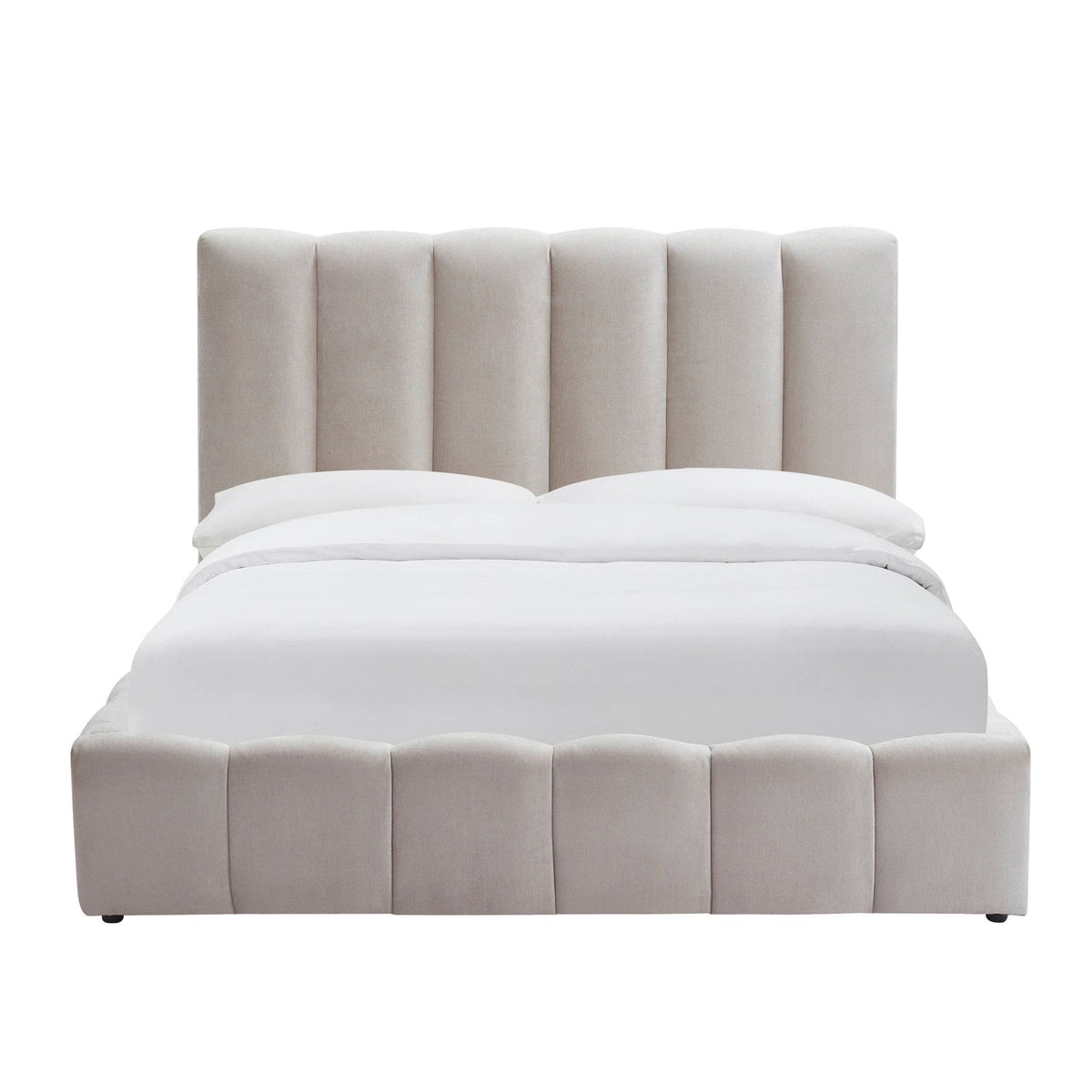 Dusklia - Cheshire Ottoman Storage Bed - Light Grey