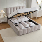 Dusklia - Cheshire Ottoman Storage Bed - Light Grey