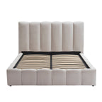 Dusklia - Cheshire Ottoman Storage Bed - Light Grey