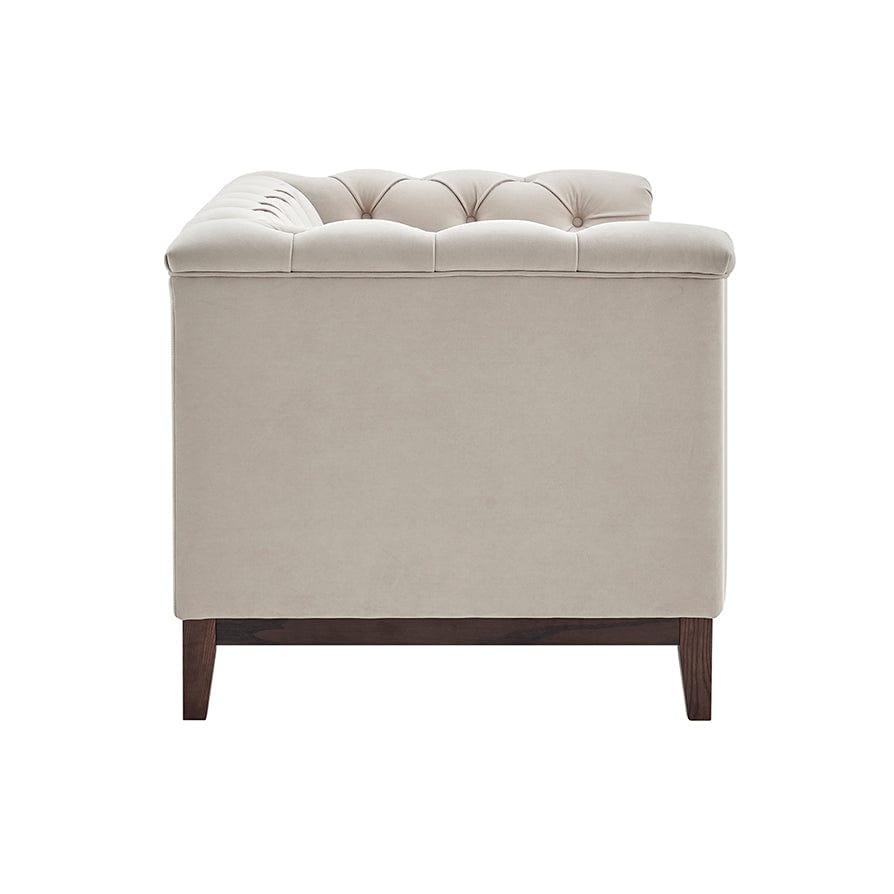 Dusklia - Chesterfield 2 Seater Sofa - Stone