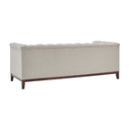 Dusklia - Chesterfield 3 Seater Sofa - Stone