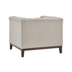 Dusklia - Chesterfield Armchair - Stone