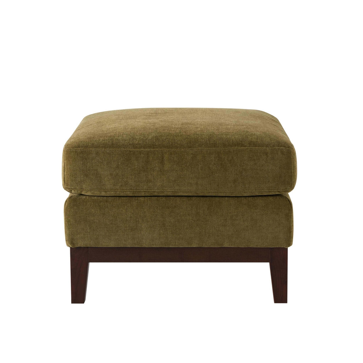 Dusklia - Chesterfield Pouffe - Cedar Earth