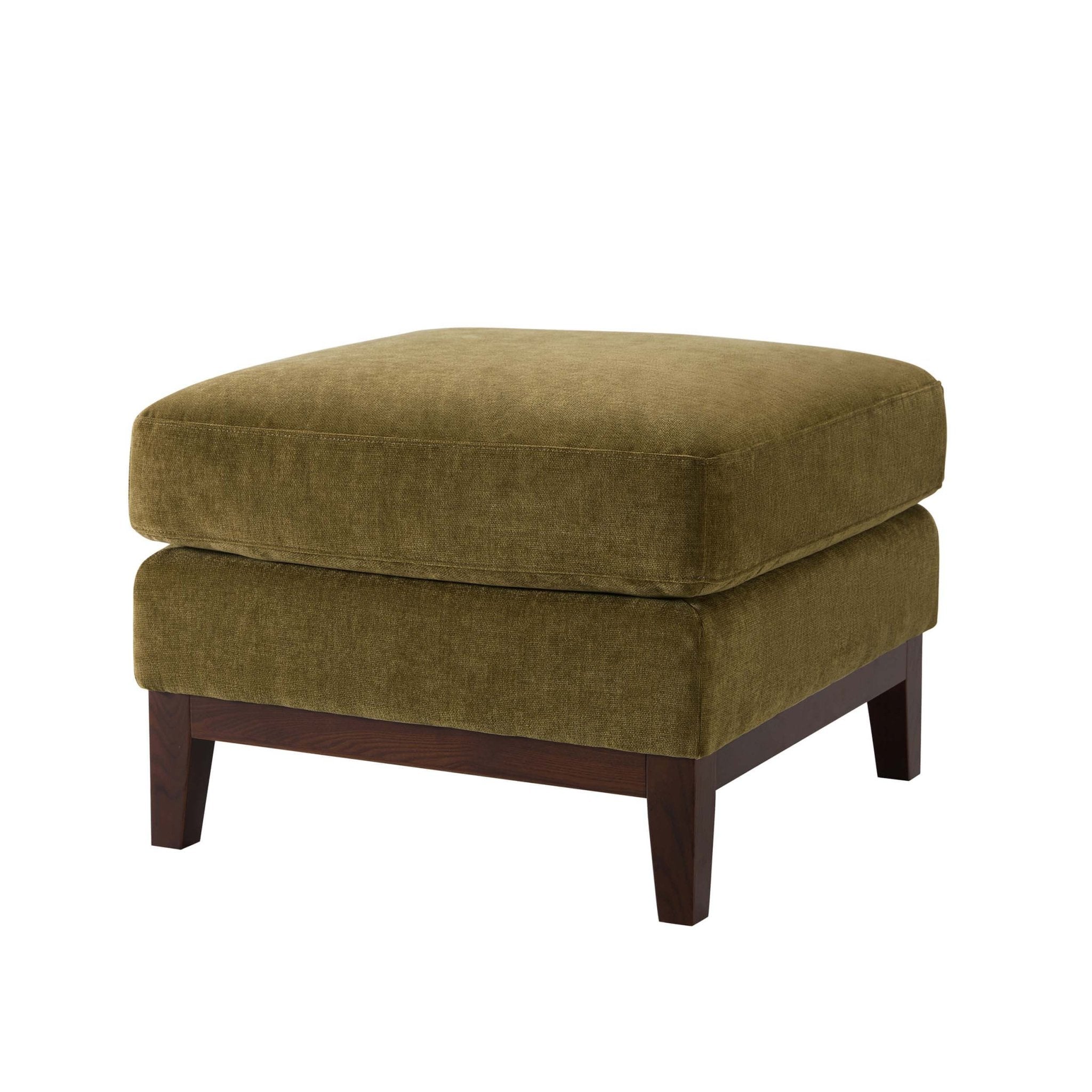 Pouffe Chesterfield - Terre de cèdre