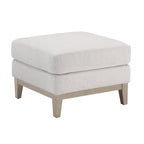 Dusklia - Chesterfield Pouffe - Natural Stripe