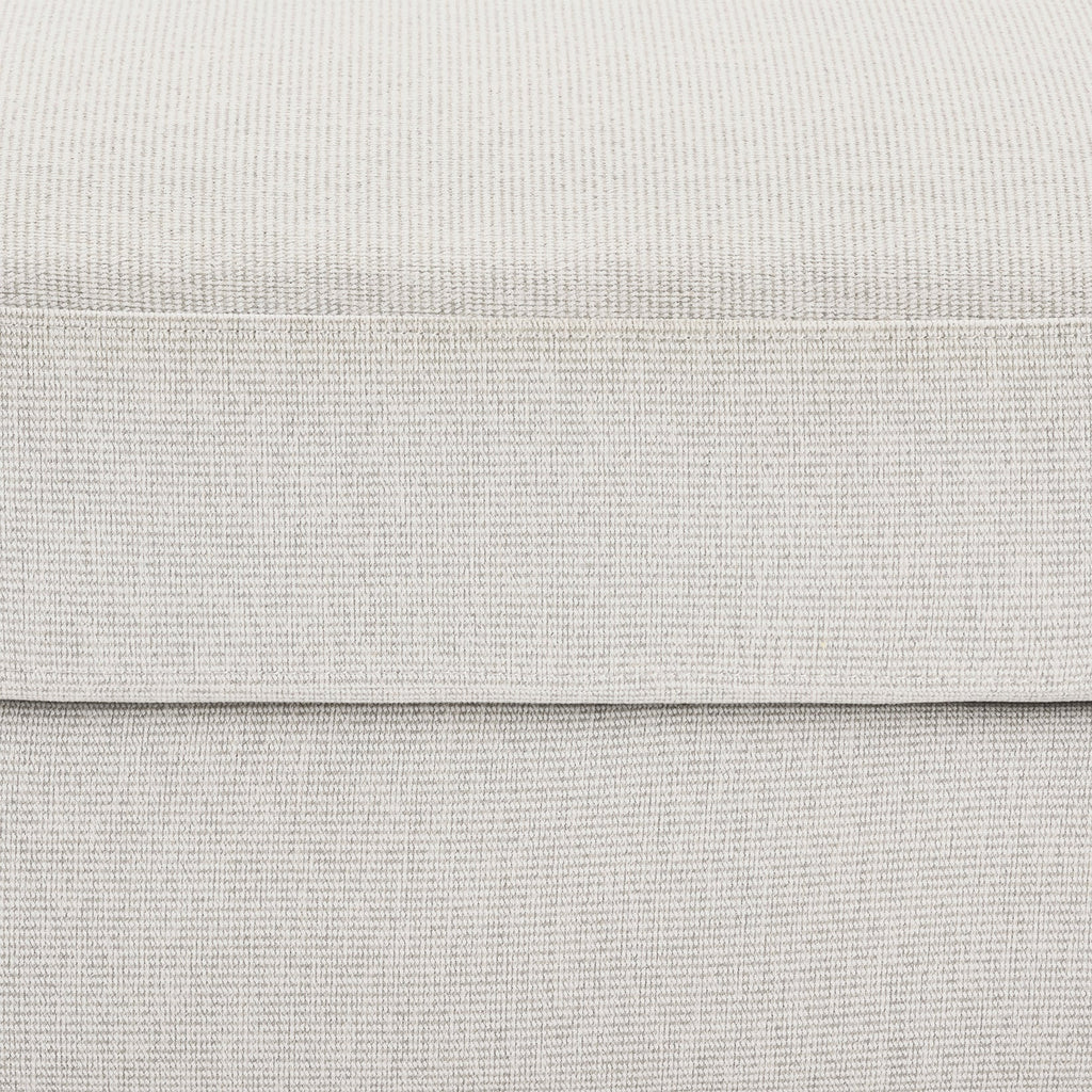 Dusklia - Chesterfield Pouffe - Natural Stripe