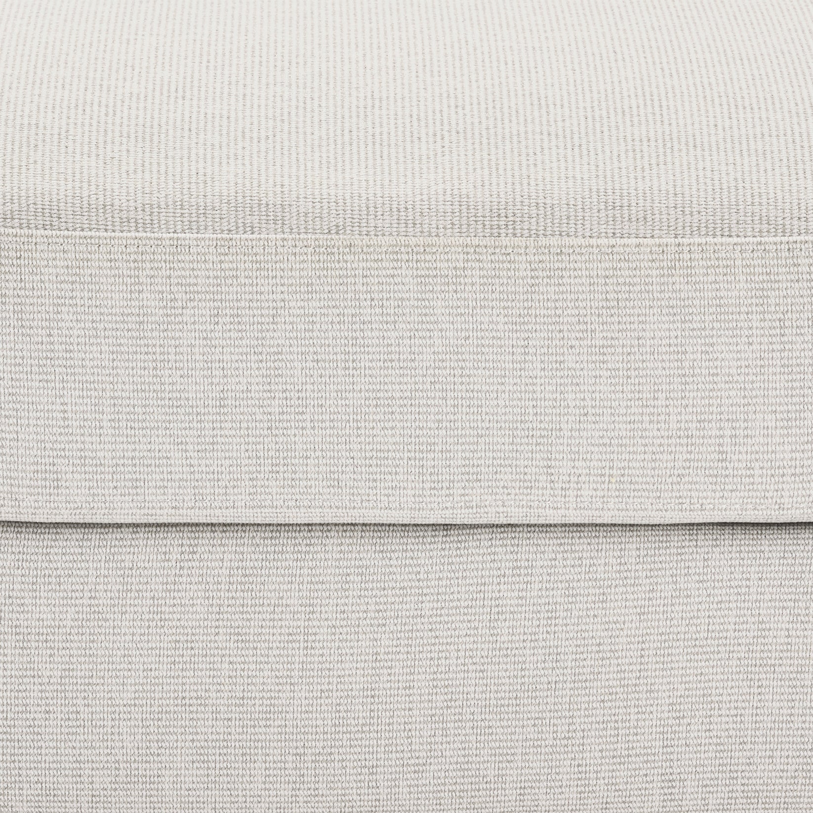 Dusklia - Chesterfield Pouffe - Natural Stripe