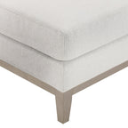 Dusklia - Chesterfield Pouffe - Natural Stripe