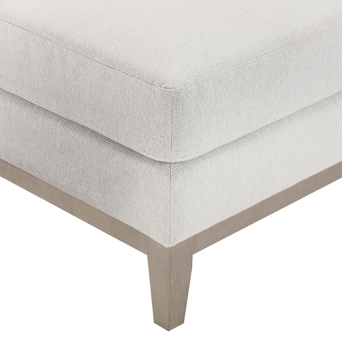 Dusklia - Chesterfield Pouffe - Natural Stripe