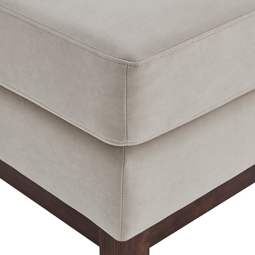 Dusklia - Chesterfield Pouffe - Stone