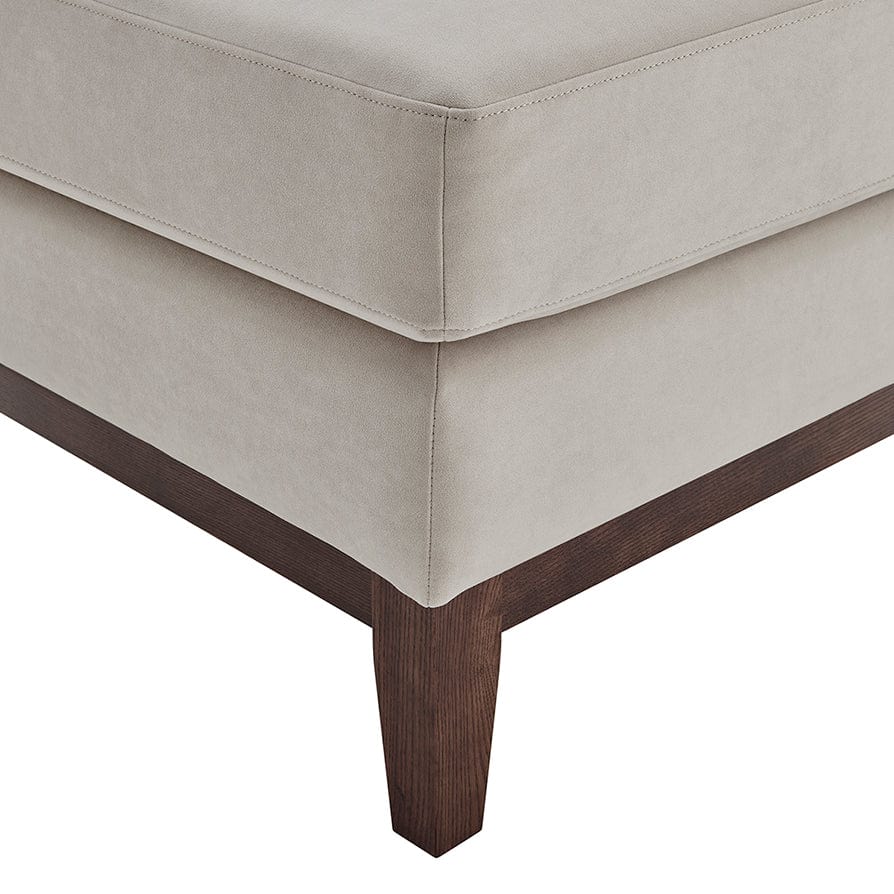 Dusklia - Chesterfield Pouffe - Stone