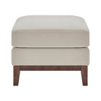 Dusklia - Chesterfield Pouffe - Stone