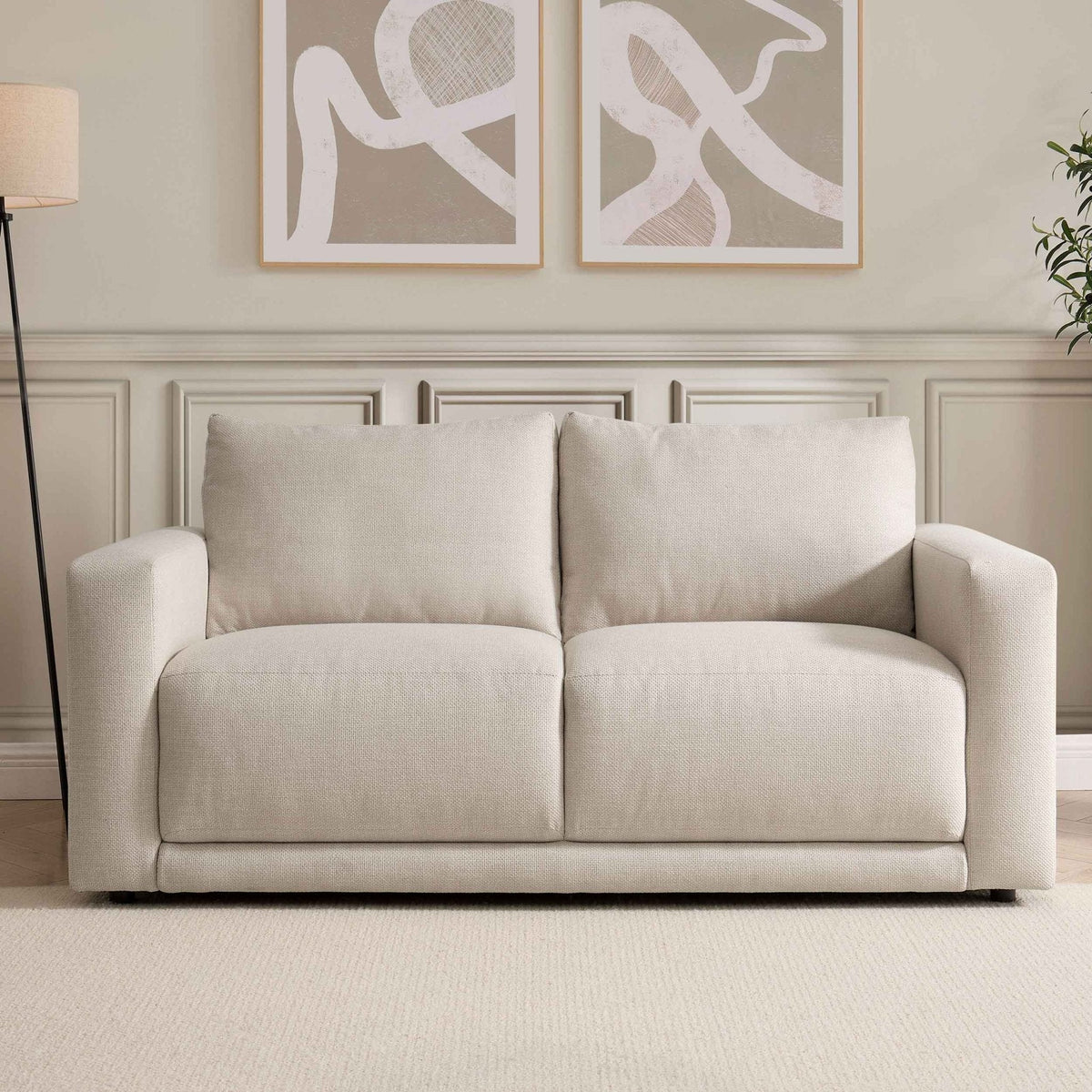 Dusklia - Chicago 2 Seater Sofa - Beige