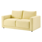 Dusklia - Chicago 2 Seater Sofa - Butter Yellow