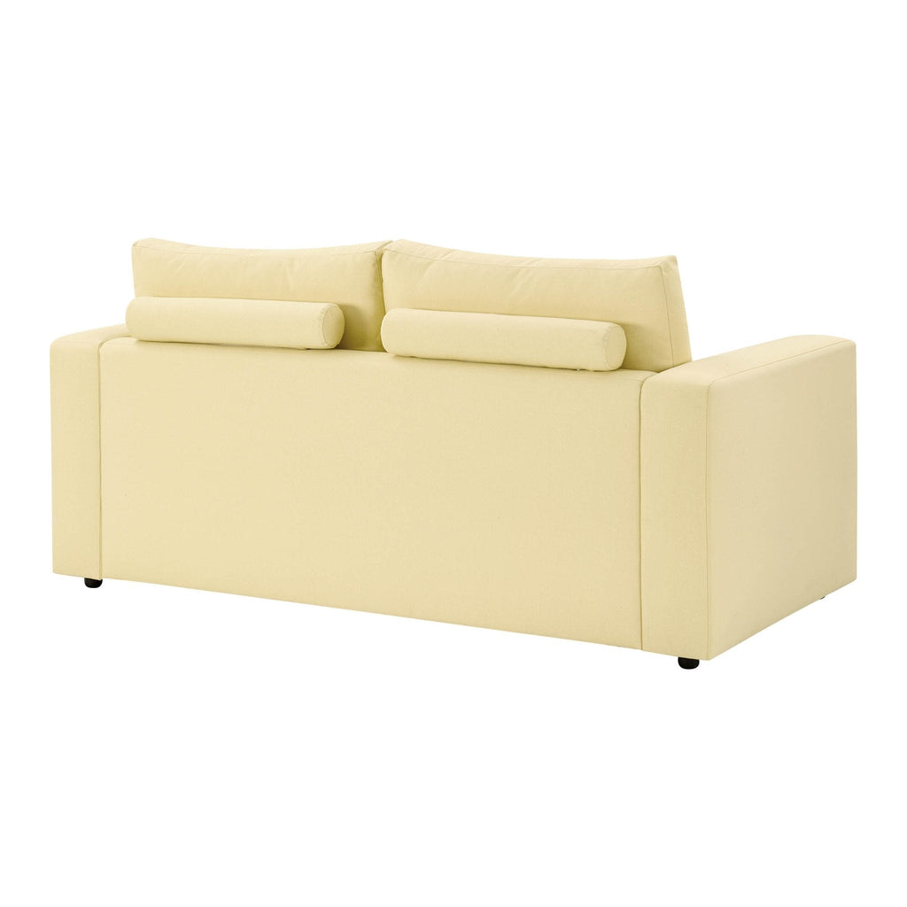 Dusklia - Chicago 2 Seater Sofa - Butter Yellow