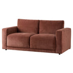 Dusklia - Chicago 2 Seater Sofa - Chenille Dark Rust