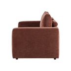 Dusklia - Chicago 2 Seater Sofa - Chenille Dark Rust