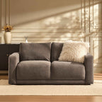 Dusklia - Chicago 2 Seater Sofa - Chenille Mushroom