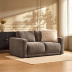 Dusklia - Chicago 2 Seater Sofa - Chenille Mushroom