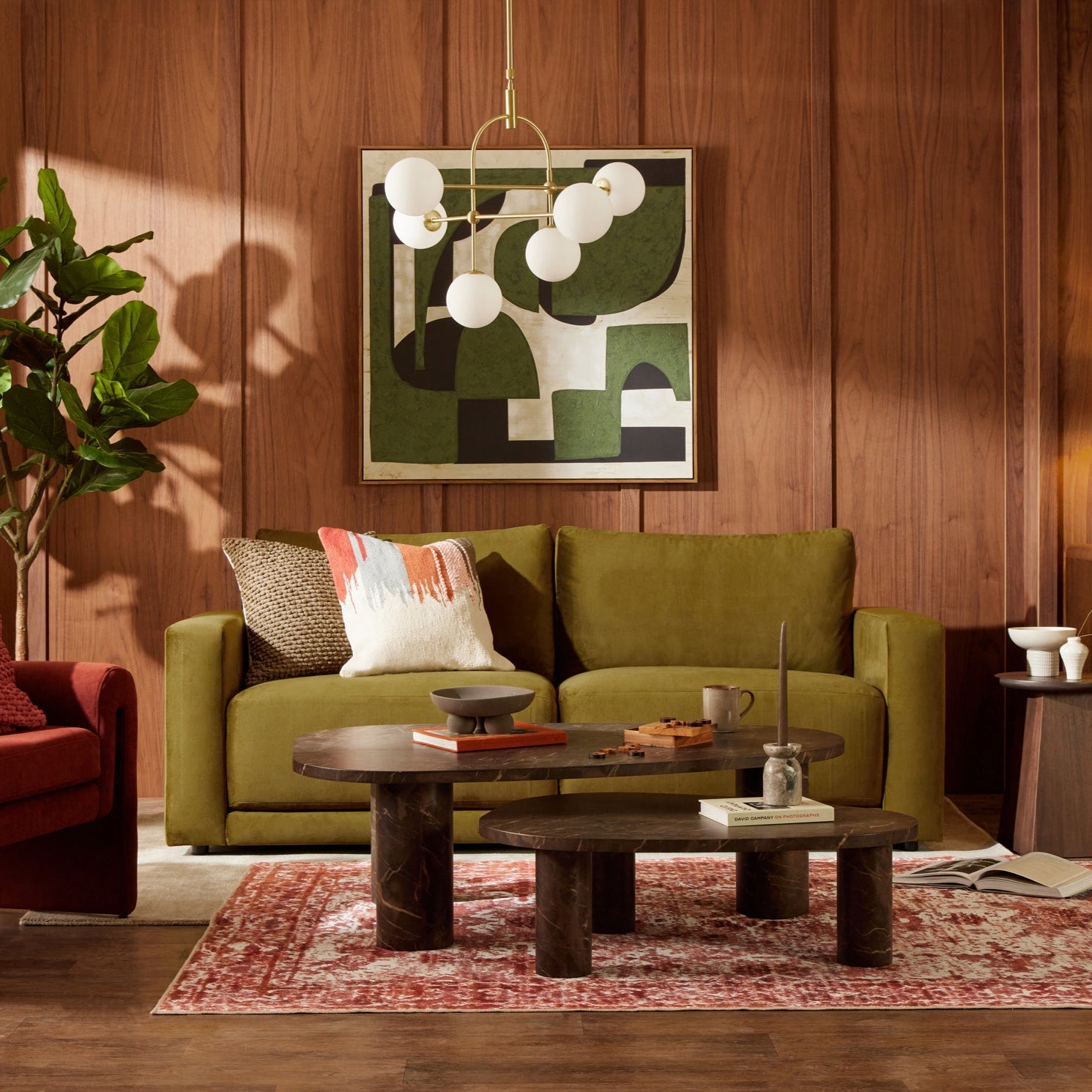 Dusklia - Chicago 2 Seater Sofa - Rich Green