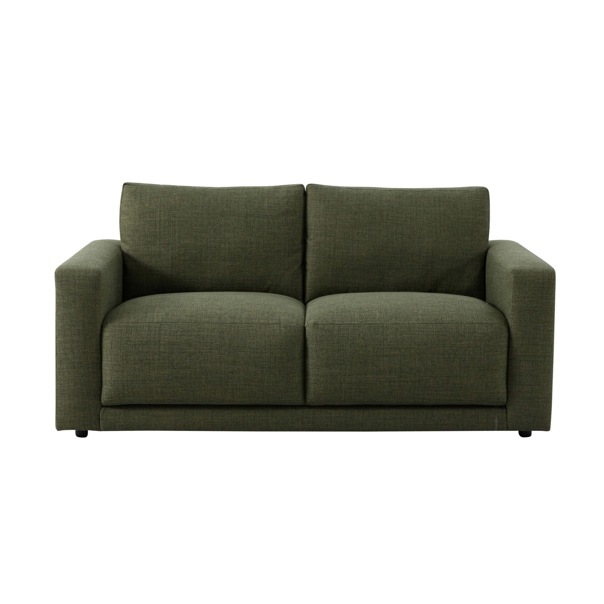 Dusklia - Chicago 2 Seater Sofa  - Woven Pine Green