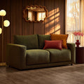 Dusklia - Chicago 2 Seater Sofa  - Woven Pine Green