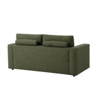 Dusklia - Chicago 2 Seater Sofa  - Woven Pine Green