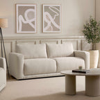 Dusklia - Chicago 3 Seater Sofa - Beige