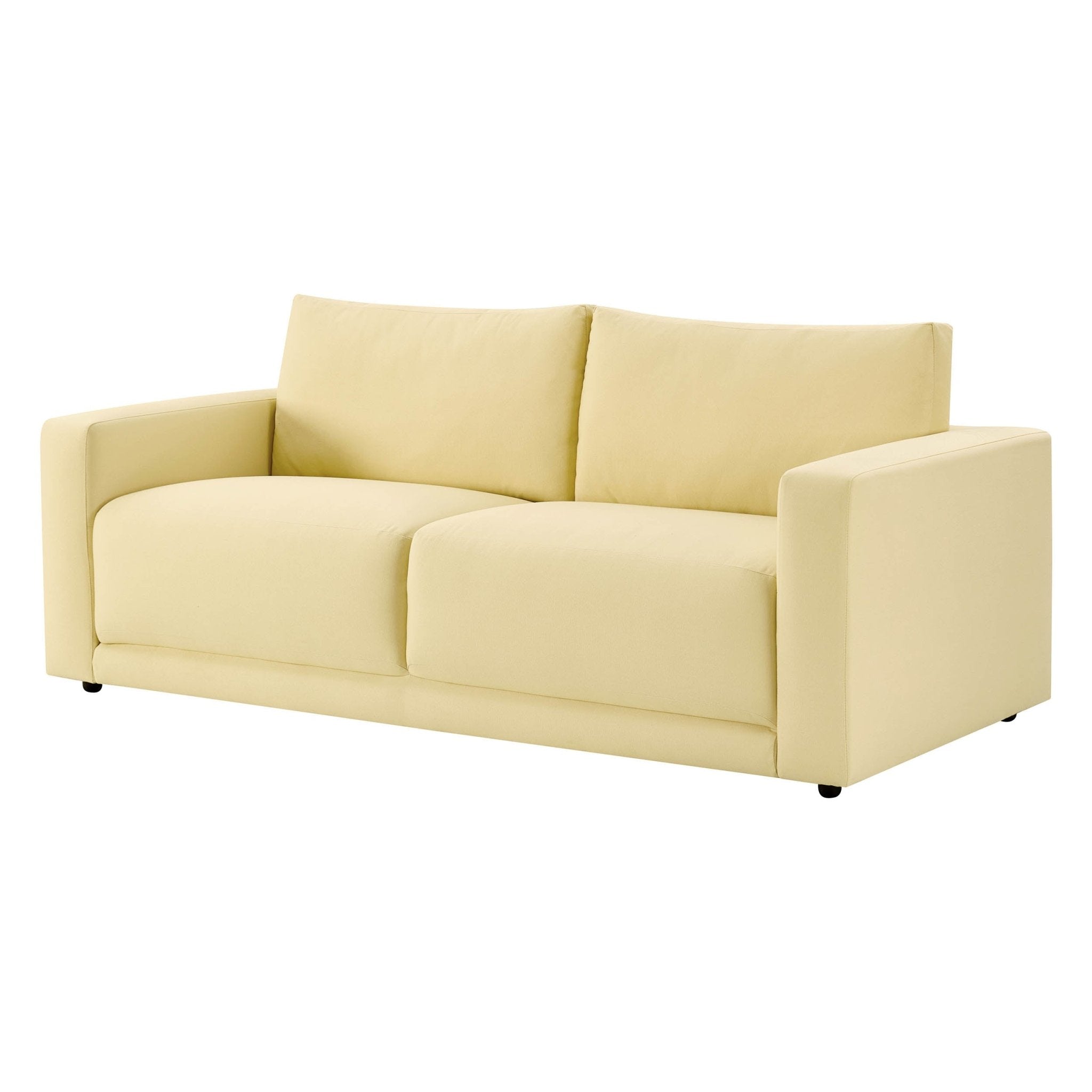 Dusklia - Chicago 3 Seater Sofa - Butter Yellow