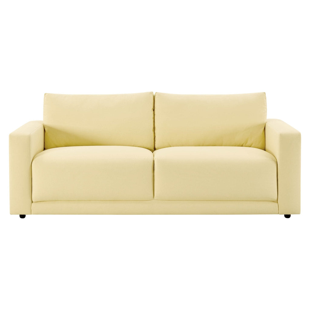 Dusklia - Chicago 3 Seater Sofa - Butter Yellow
