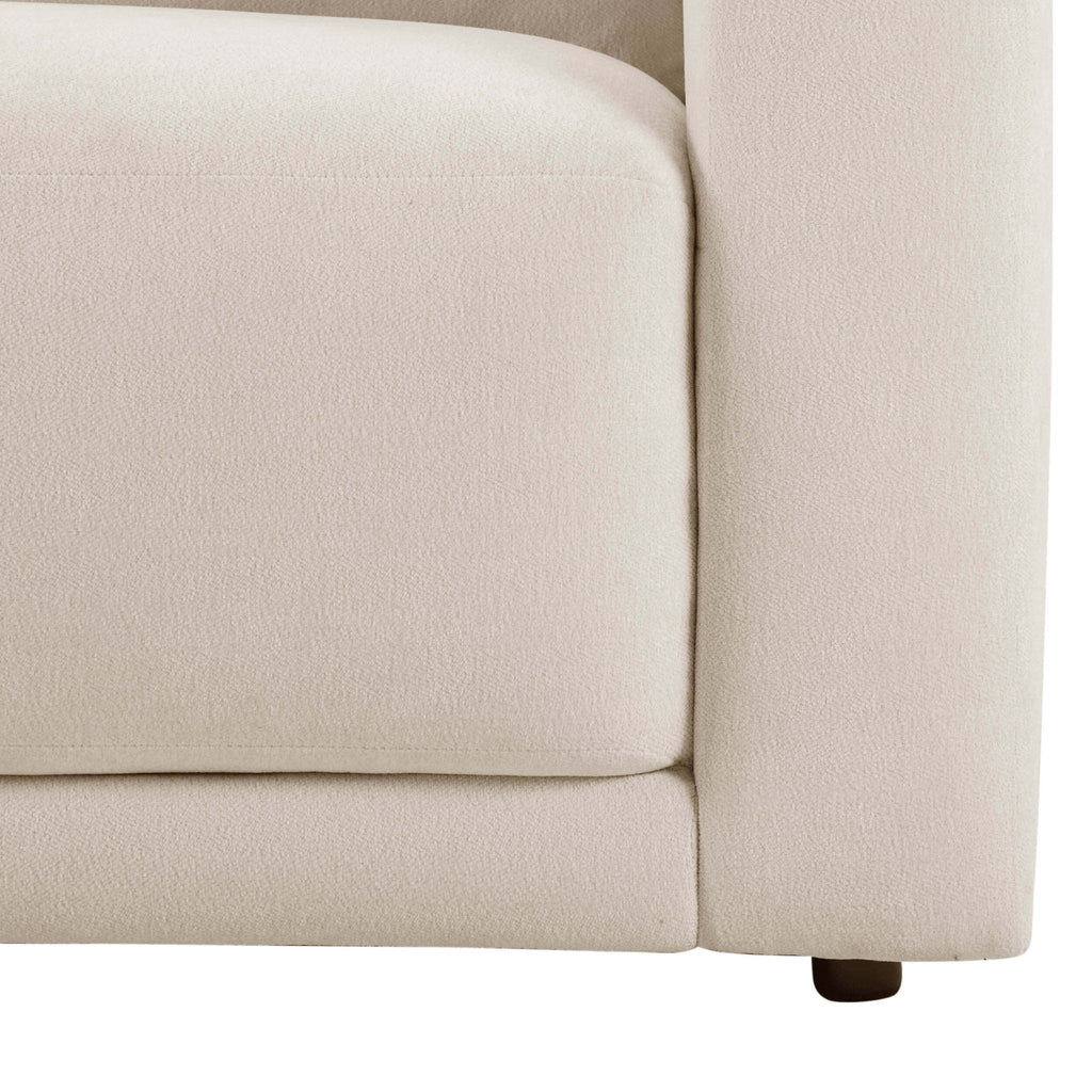 Dusklia - Chicago 3 Seater Sofa - Chenille Ivory