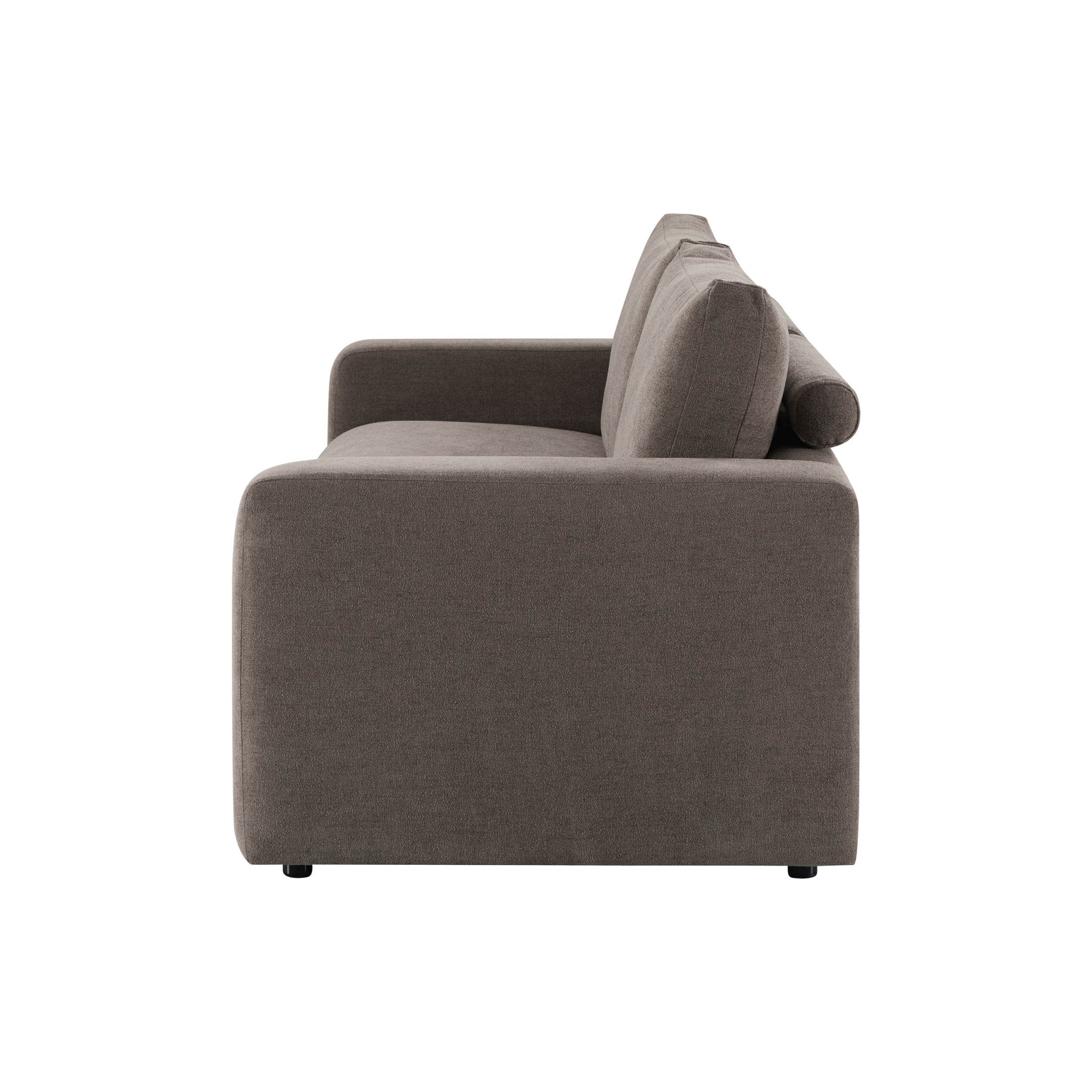 Dusklia - Chicago 3 Seater Sofa - Chenille Mushroom
