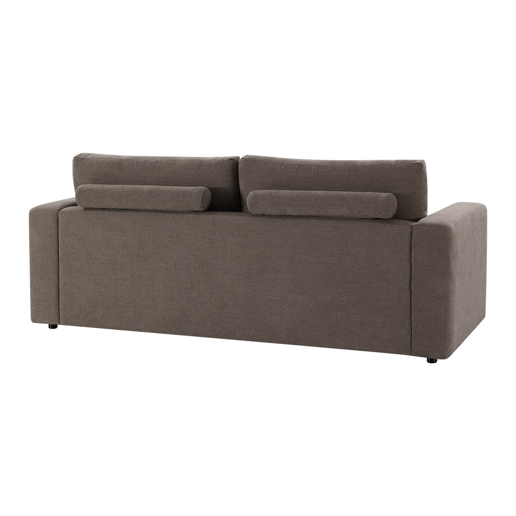Dusklia - Chicago 3 Seater Sofa - Chenille Mushroom