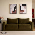 Dusklia - Chicago 3 Seater Sofa - Rich Green