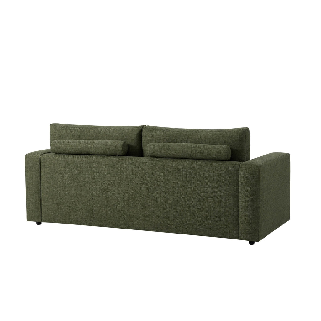 Dusklia - Chicago 3 Seater Sofa  - Woven Pine Green
