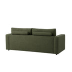 Dusklia - Chicago 3 Seater Sofa  - Woven Pine Green