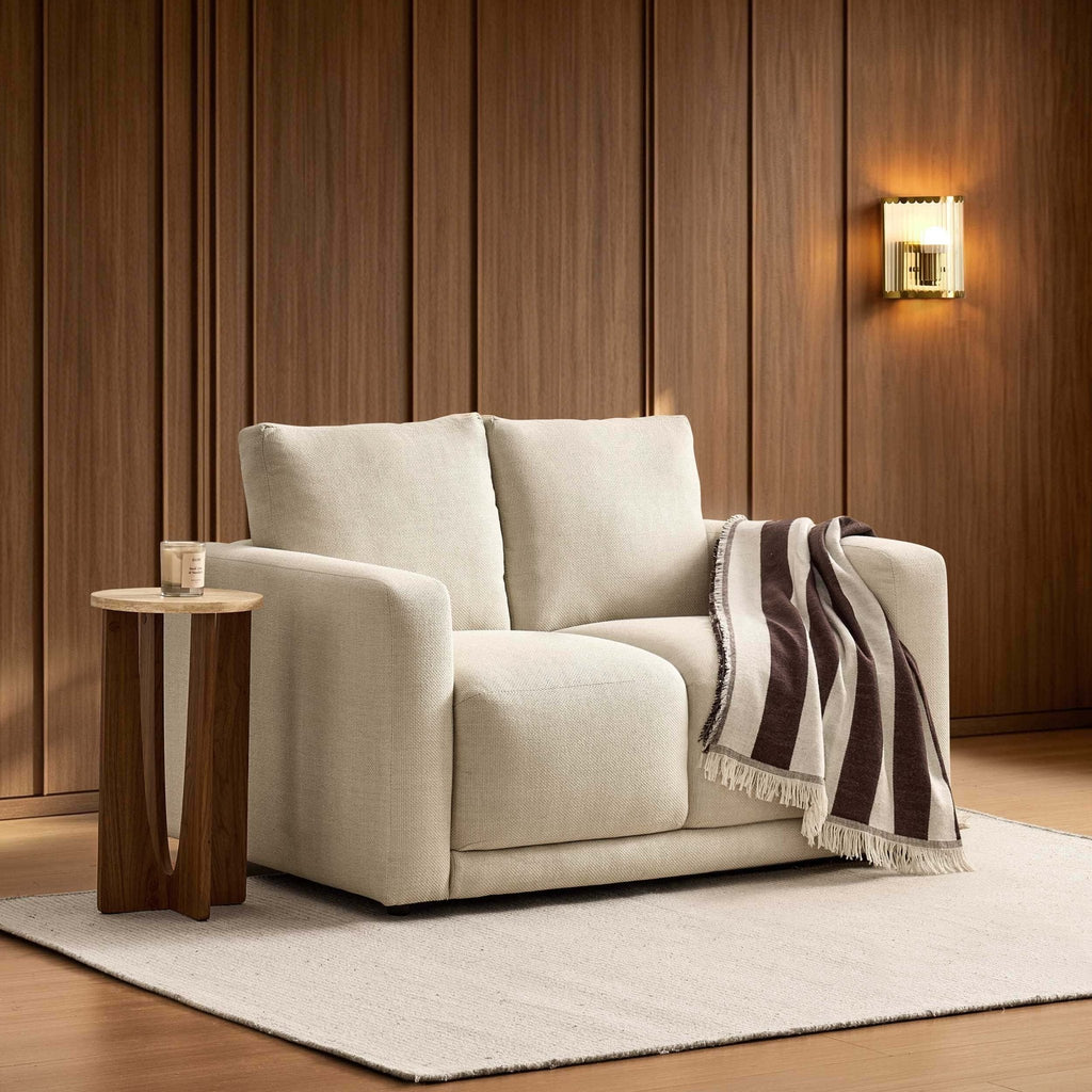 Dusklia - Chicago Small 2 Seater Sofa - Beige
