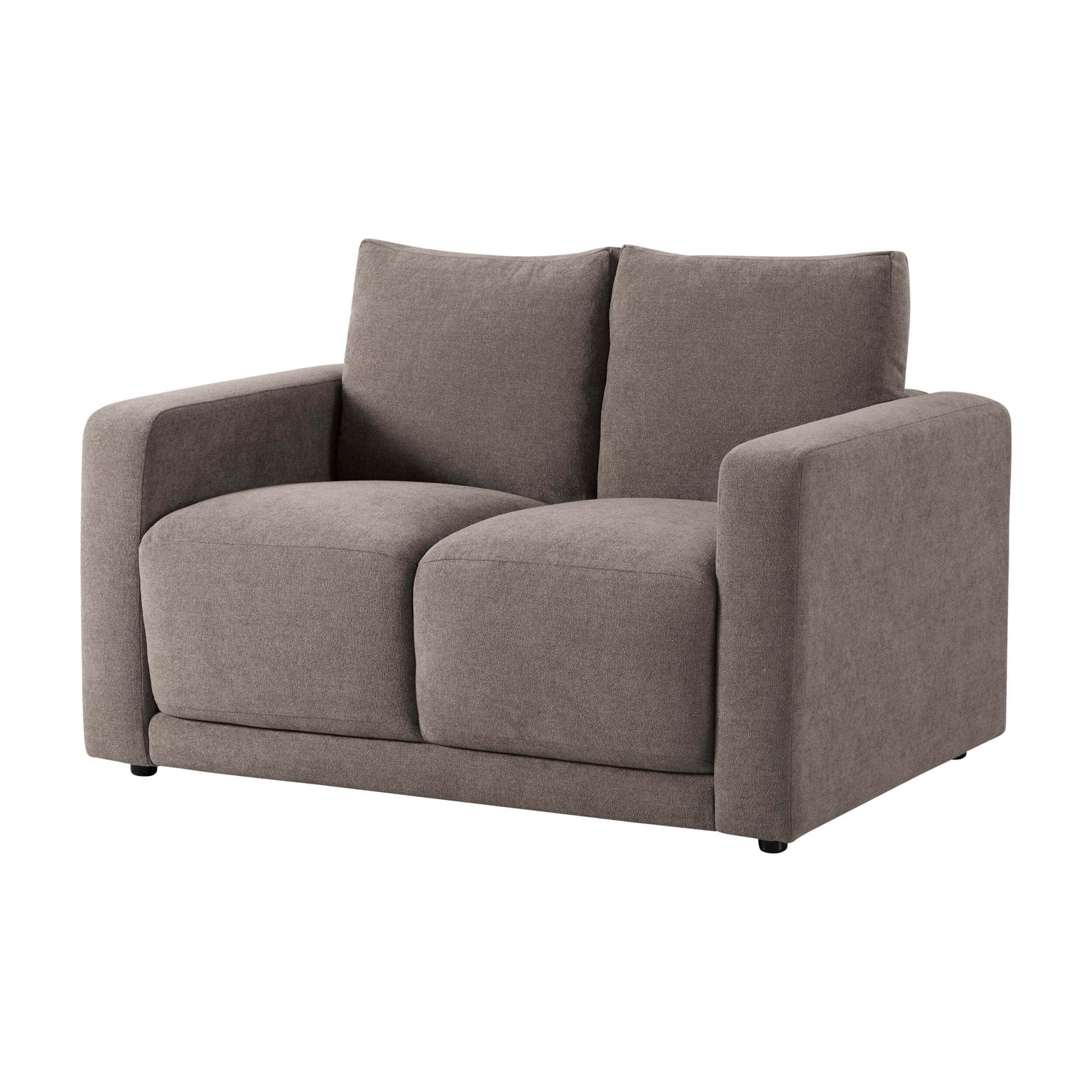 Dusklia - Chicago Small 2 Seater Sofa - Chenille Mushroom