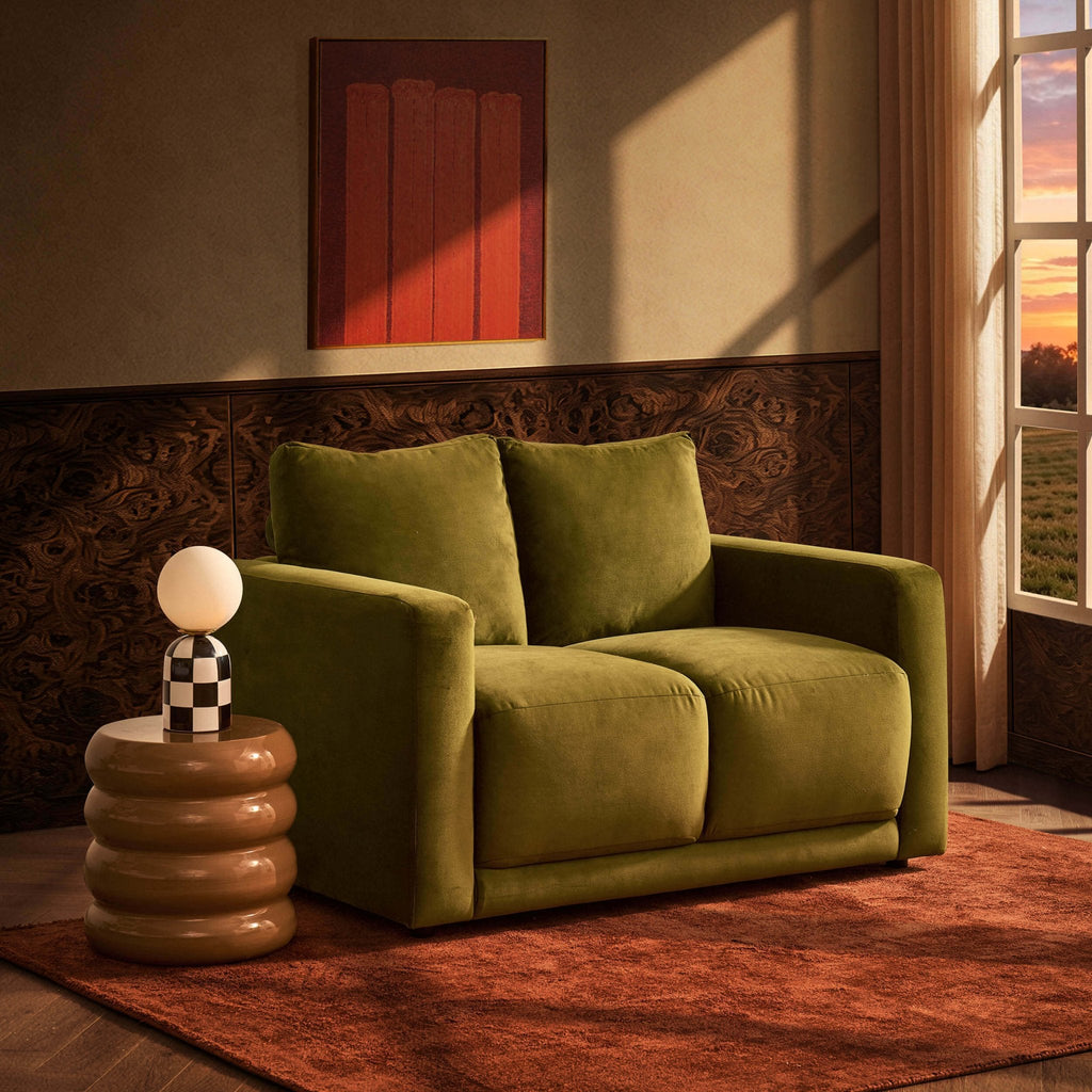 Dusklia - Chicago Small 2 Seater Sofa - Rich Green