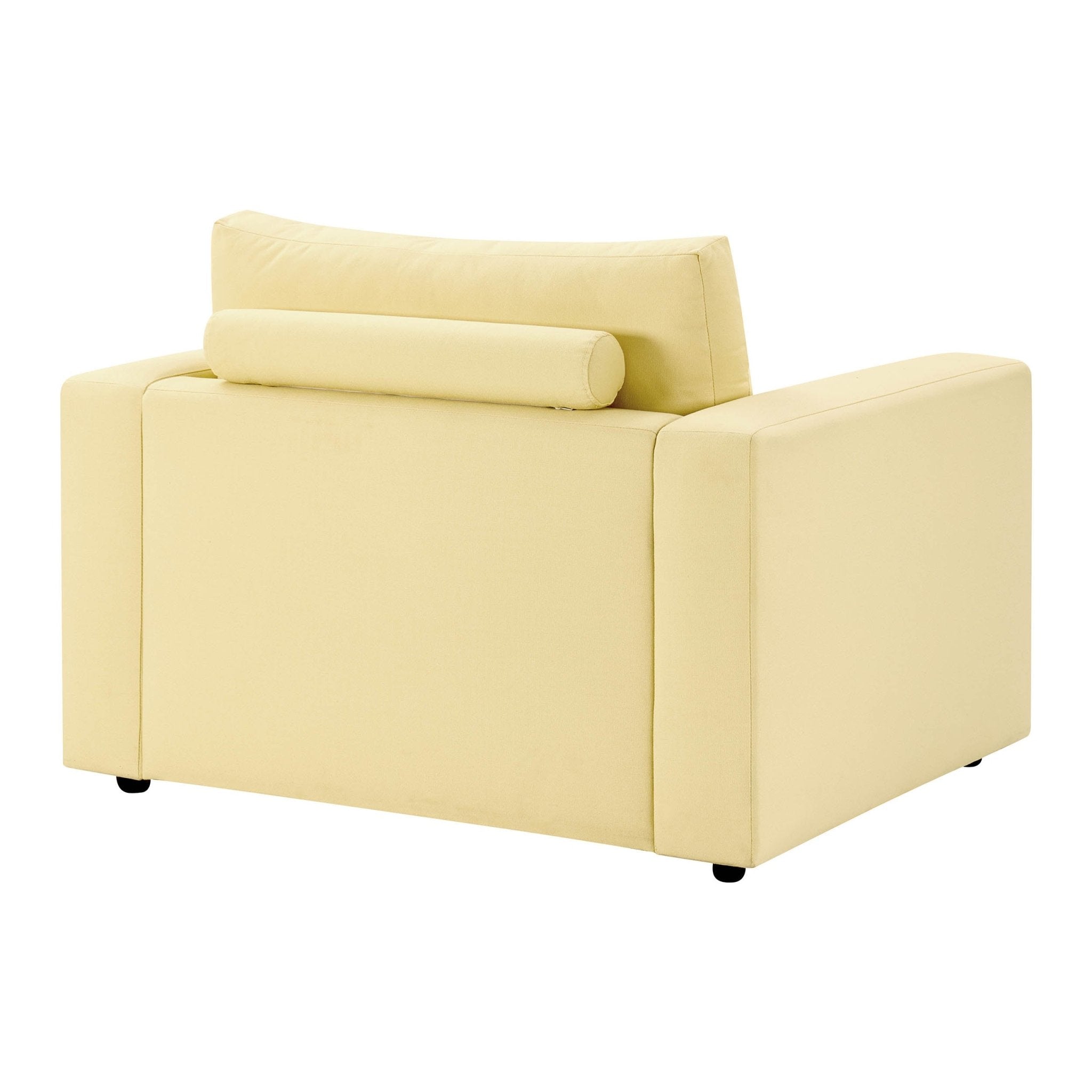 Dusklia - Chicago Loveseat - Butter Yellow