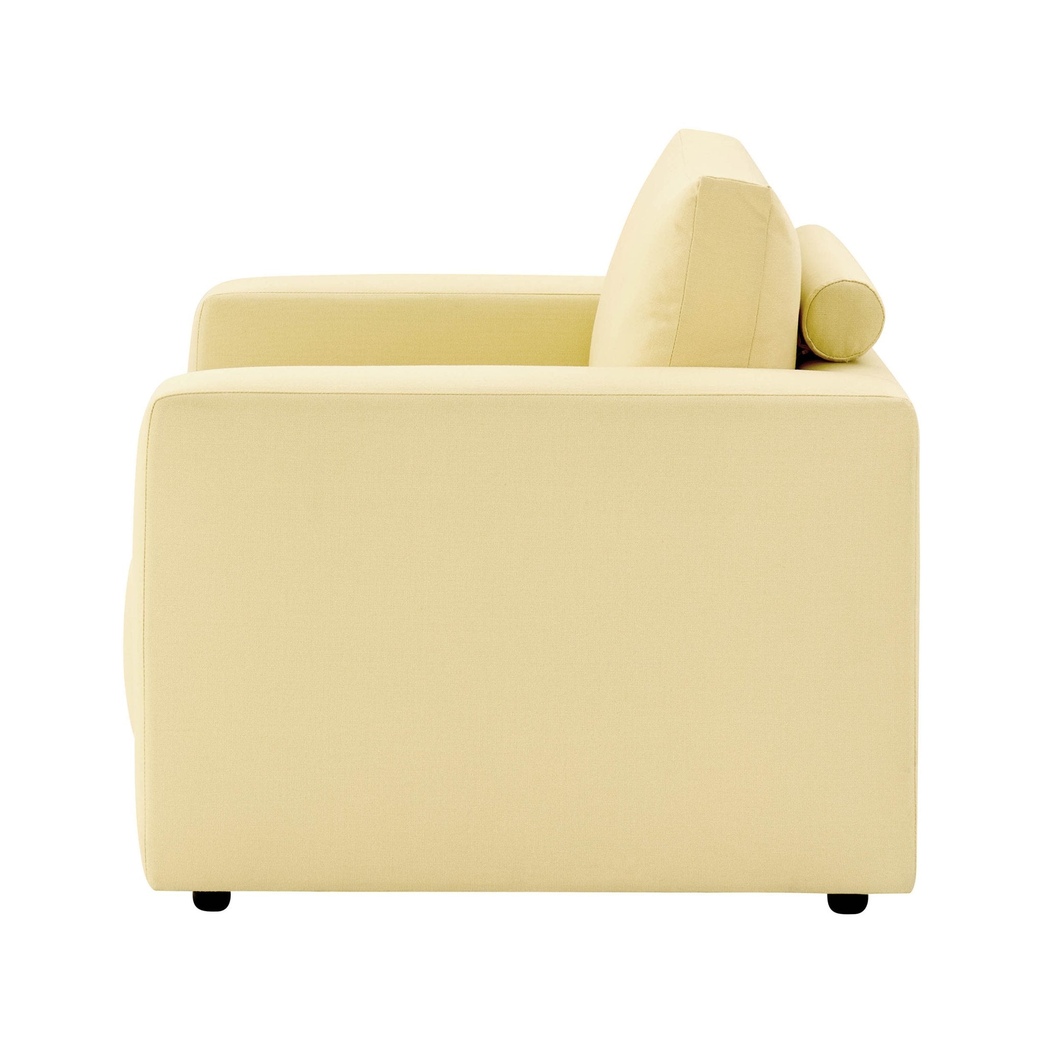 Dusklia - Chicago Loveseat - Butter Yellow