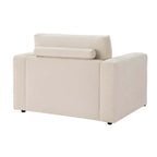 Dusklia - Chicago Loveseat - Chenille Ivory