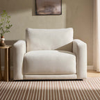 Dusklia - Chicago Loveseat - Chenille Ivory