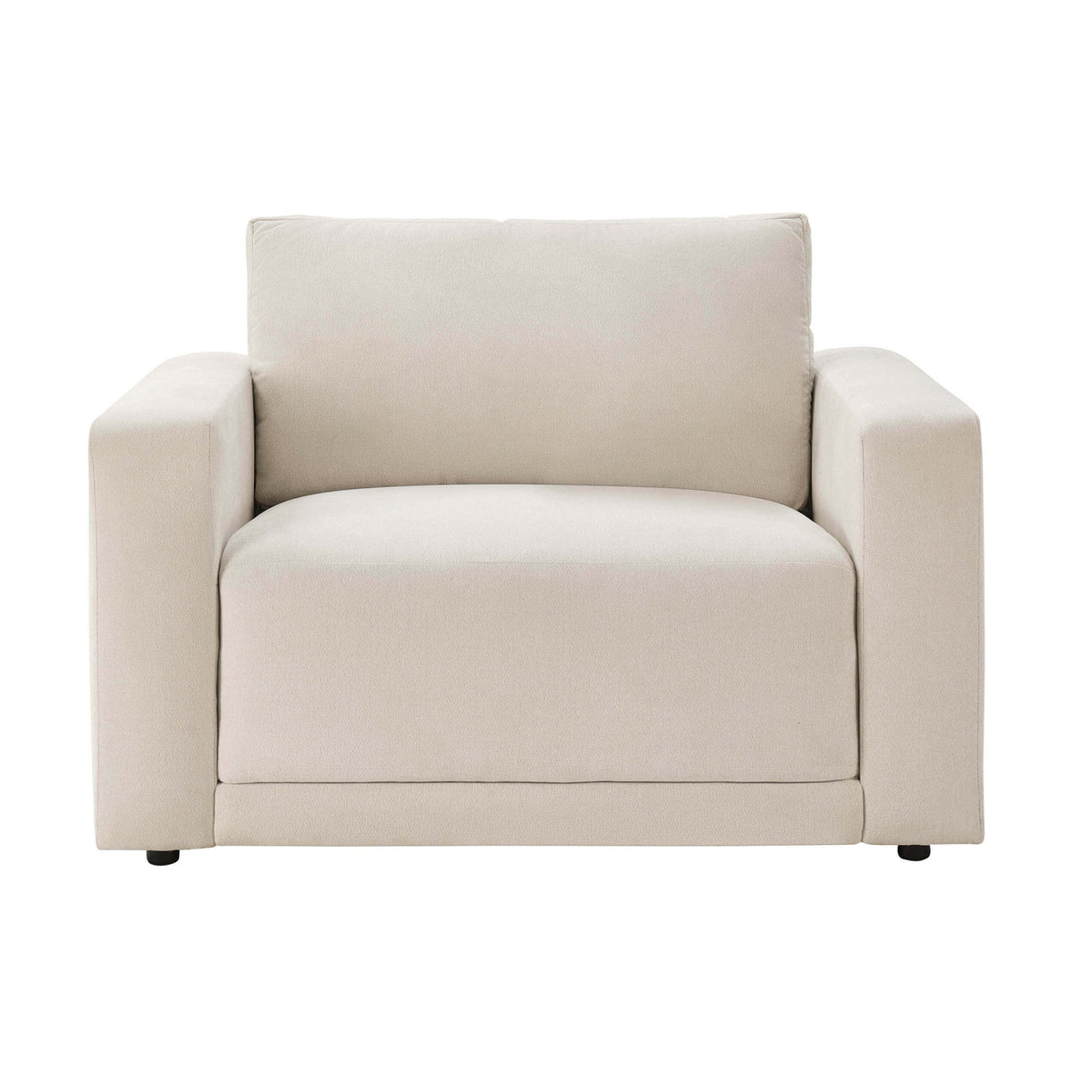 Dusklia - Chicago Loveseat - Chenille Ivory