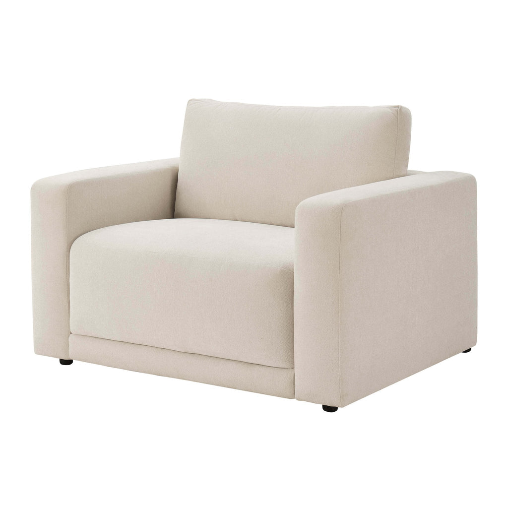Dusklia - Chicago Loveseat - Chenille Ivory