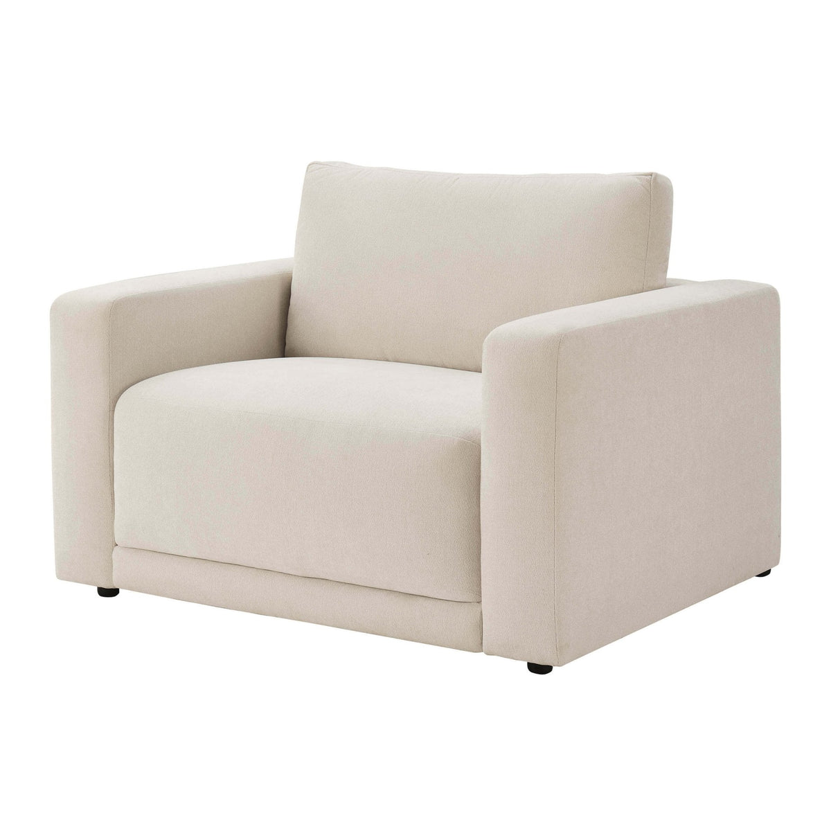 Dusklia - Chicago Loveseat - Chenille Ivory