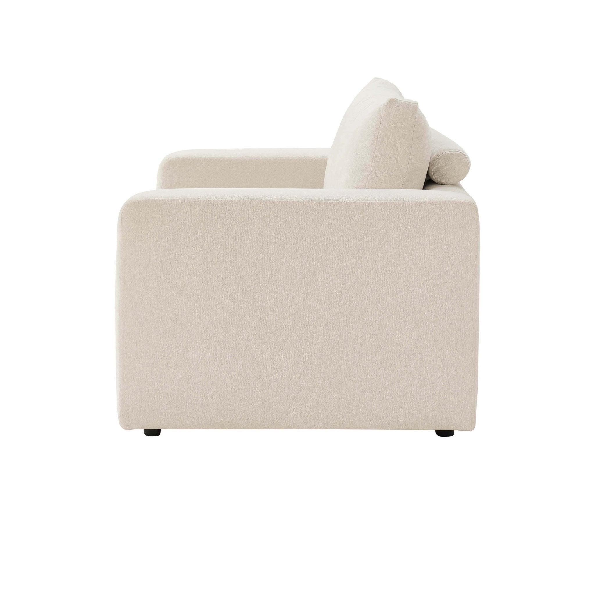 Dusklia - Chicago Loveseat - Chenille Ivory