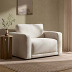 Dusklia - Chicago Loveseat - Chenille Ivory